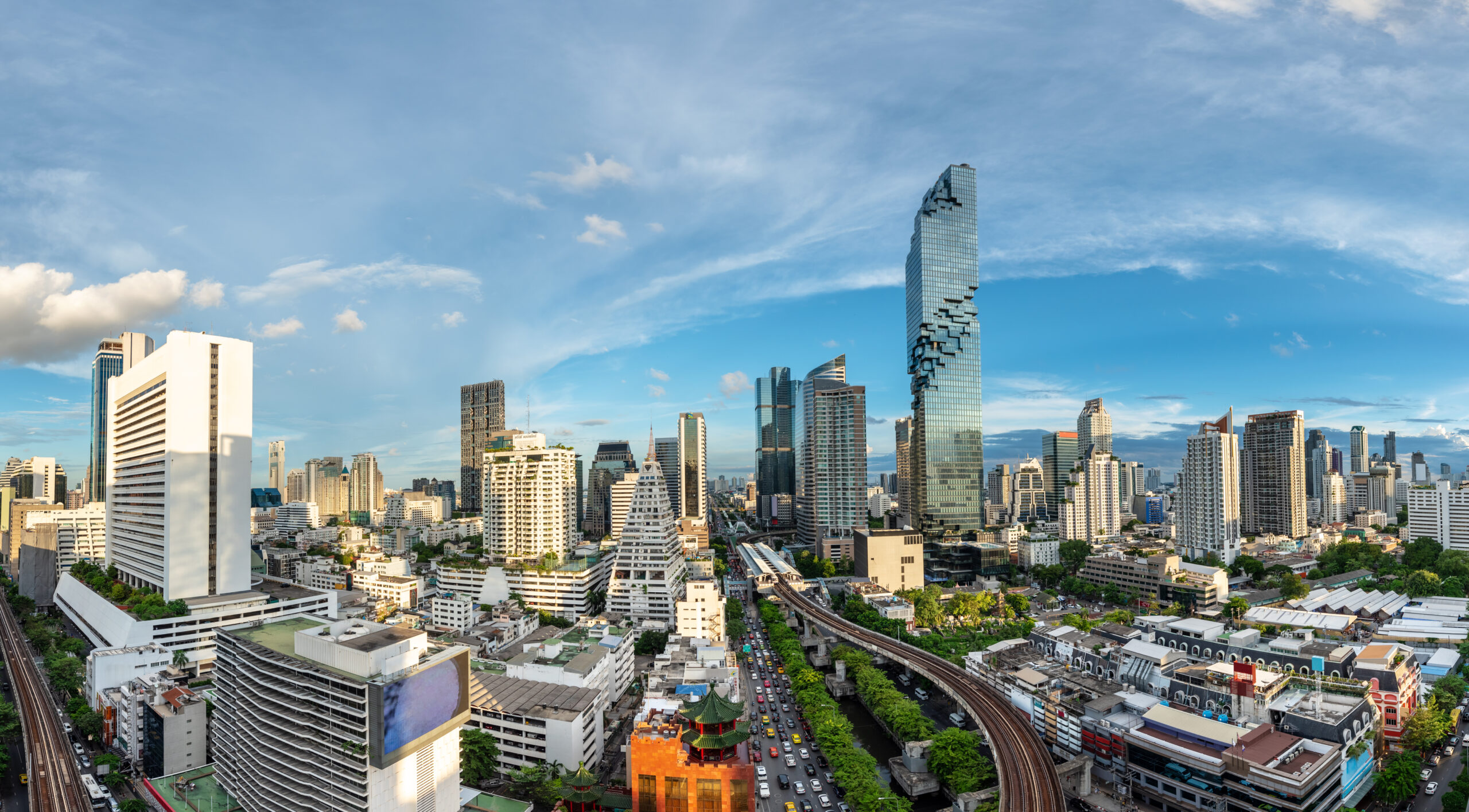 Bangkok Cityscape Business District , Height Tower , Office , Co